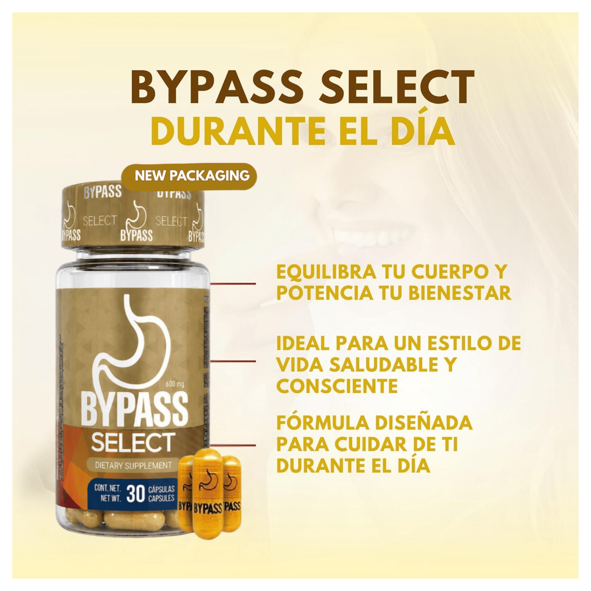 Bypass Select + Despanzate Plus Duo | | 90 Capsules - DendasStore