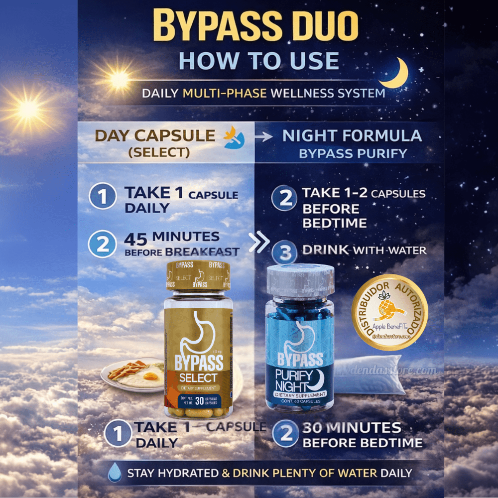 Bypass Select & Purify Duo | 90 Capsules - DendasStore