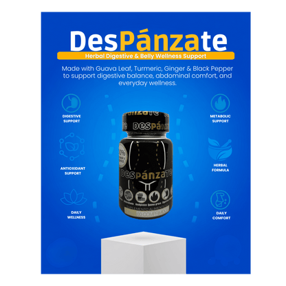 DESPANZATE® Herbal Digestive & Belly Wellness Support | 60 Tablets - DendasStore