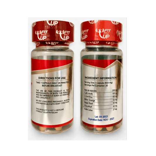 FitMe Up Select – Herbal Wellness Capsules with Tejocote Root, Green Coffee & Nopal – Daily Lifestyle Support – 30 Capsules - DendasStore