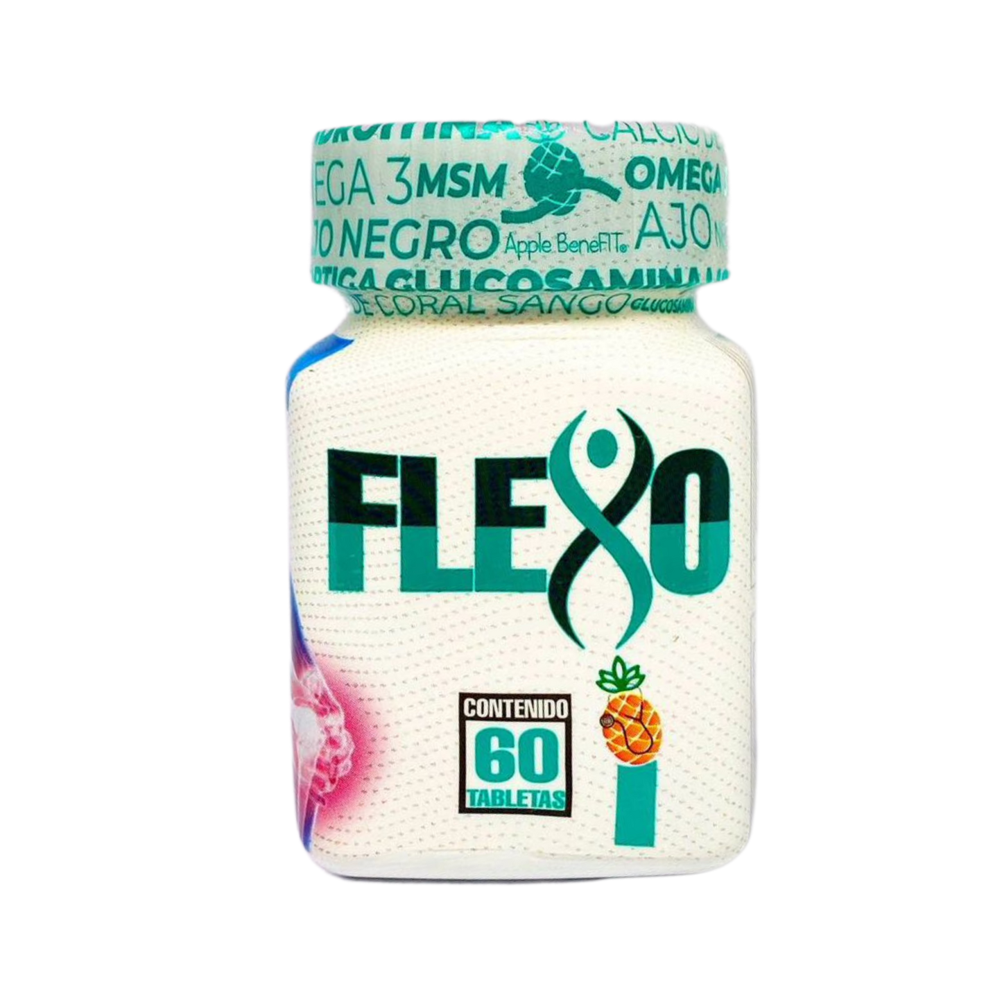 Flexo 60 Tablets – Joint & Bone Support Supplement with Glucosamine by Apple BeneFIT® - DendasStore