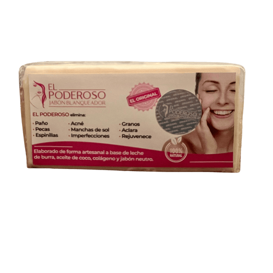 Jabon El Poderoso: The Powerful Whitening Soap - 100% Original - DendasStore