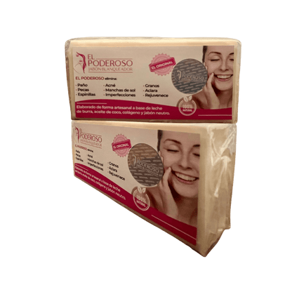 Jabon El Poderoso: The Powerful Whitening Soap - 100% Original - DendasStore