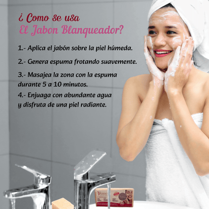 Jabon El Poderoso: The Powerful Whitening Soap - 100% Original - DendasStore