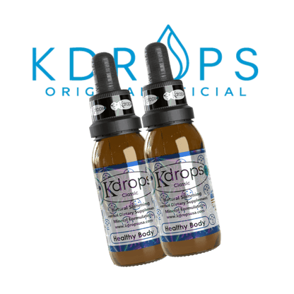 Kdrops Classic – Natural Detox & Energy Boost Drops (2 Droppers) - DendasStore