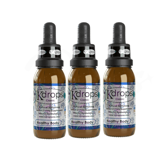 Kdrops Classic – Natural Detox & Energy Boost Drops (3 Droppers) - DendasStore