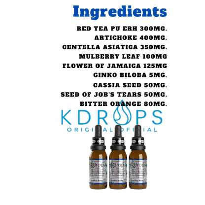 Kdrops Classic – Natural Detox & Energy Boost Drops (4 Droppers) - DendasStore