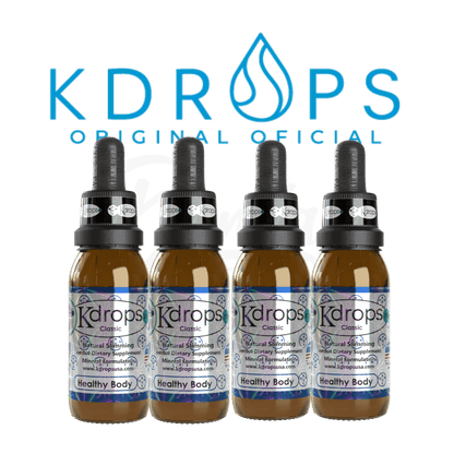 Kdrops Classic – Natural Detox & Energy Boost Drops (4 Droppers) - DendasStore