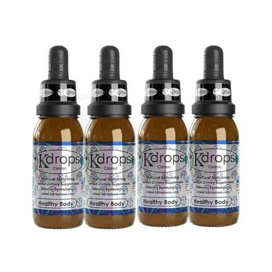 Kdrops Classic – Natural Detox & Energy Boost Drops (4 Droppers) - DendasStore