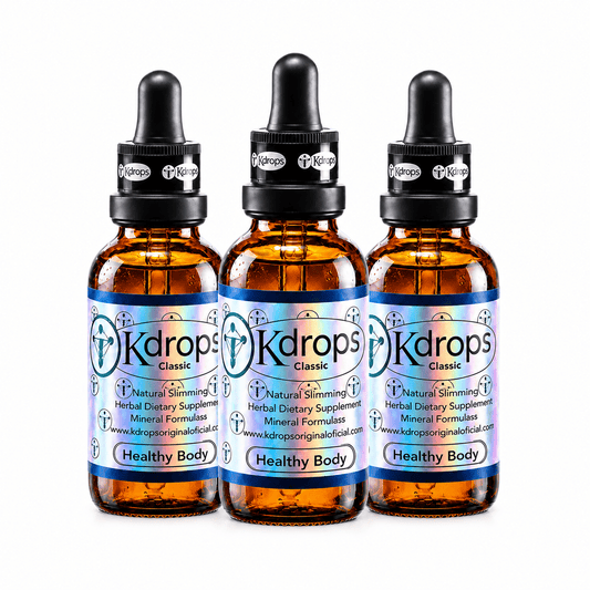 Kdrops Classic – Natural Metabolism & Wellness Support Drops (3-Bottle Set) - DendasStore