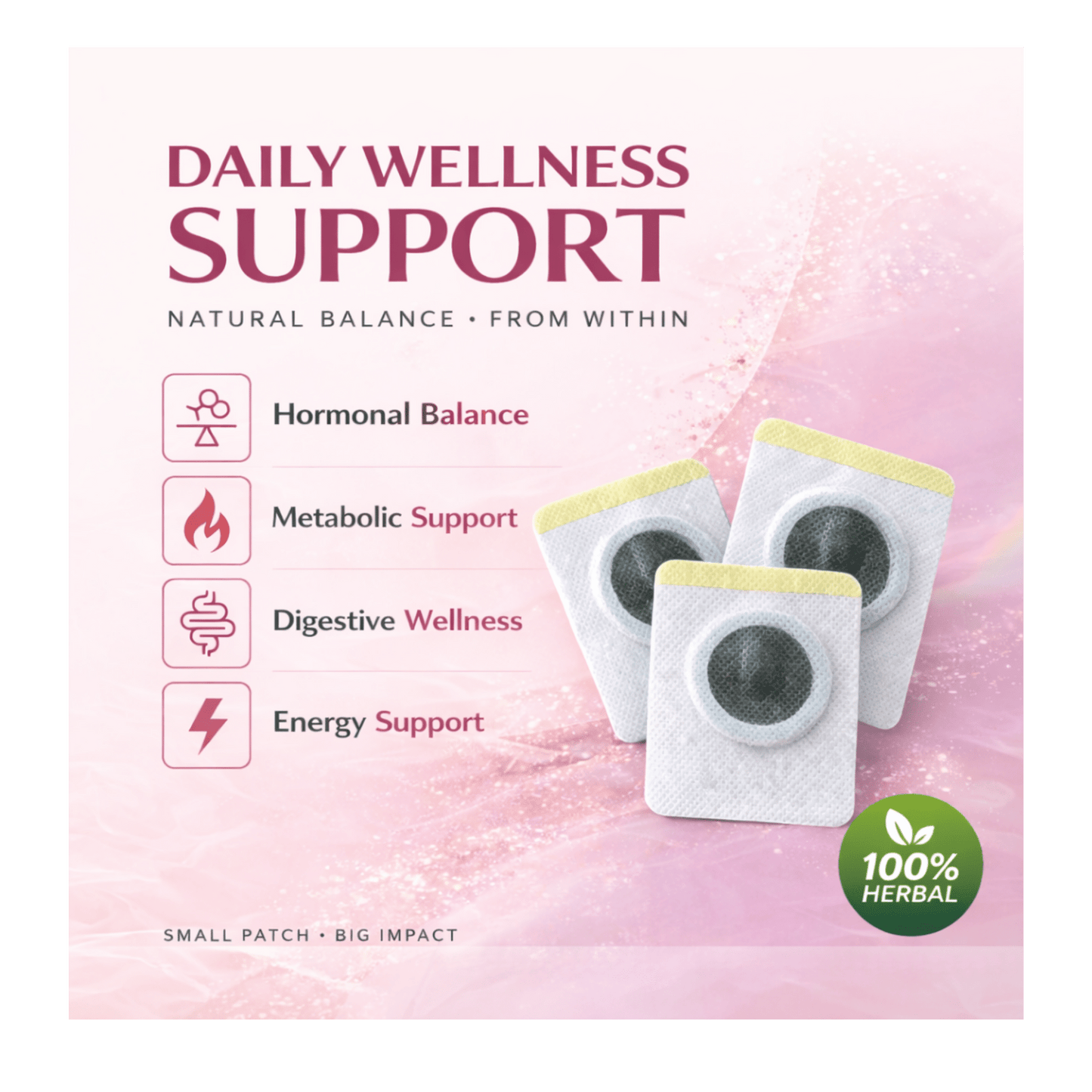 MacaFem Patches Daily Wellness Support - DendasStore