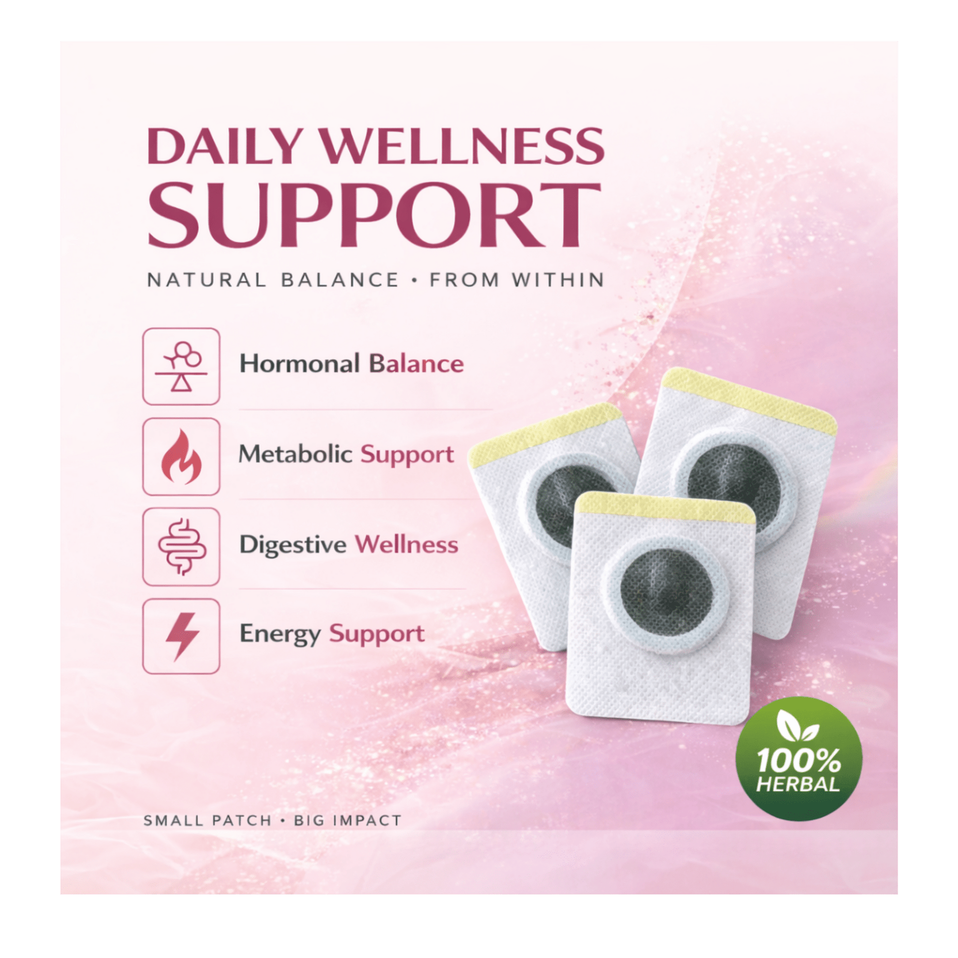 MacaFem Patches Daily Wellness Support - DendasStore