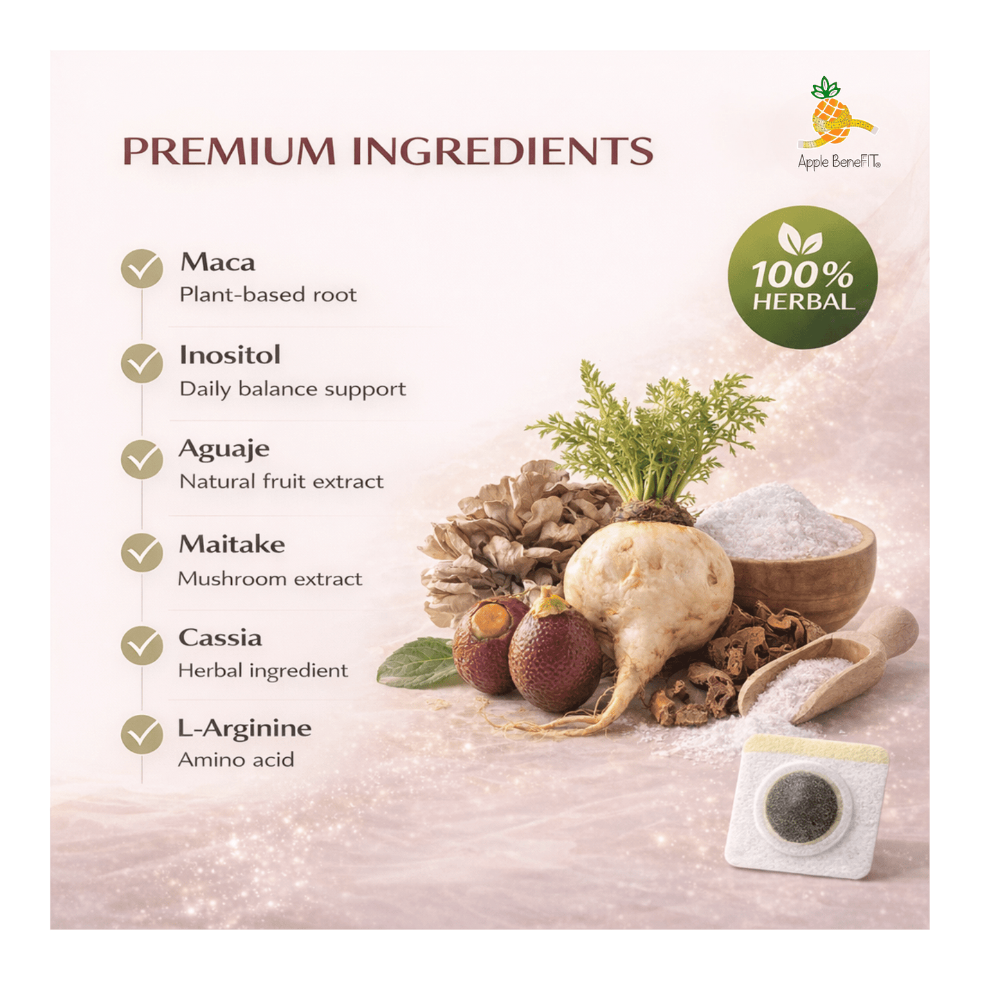 MacaFem Patches Daily Wellness Support - DendasStore