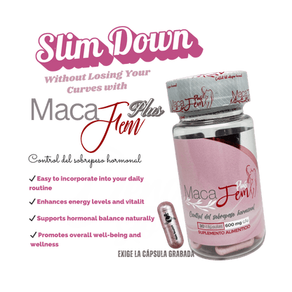MacaFem Plus 600mg by Apple BeneFIT®️ 30 Capsules - DendasStore