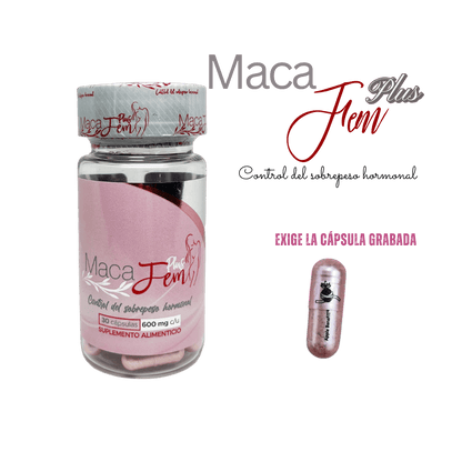 MacaFem Plus 600mg by Apple BeneFIT®️ 30 Capsules - DendasStore