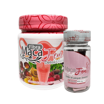 MacaFem Plus & Maca Fem Fibra Kit – for Digestive Balance and Women’s Wellness - DendasStore