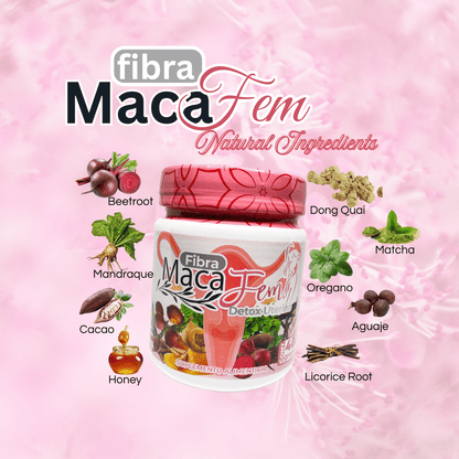 MacaFem Plus & Maca Fem Fibra Kit – for Digestive Balance and Women’s Wellness - DendasStore