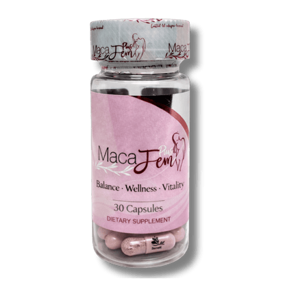 MacaFem Plus – Women’s Wellness Formula | 30 Capsules - DendasStore