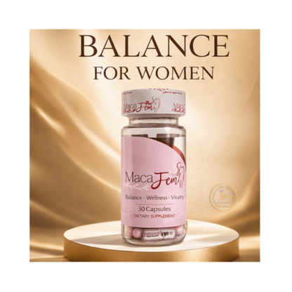 MacaFem Plus – Women’s Wellness Formula | 30 Capsules - DendasStore
