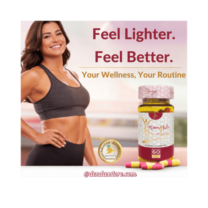 Menos 4 Kilos d’Cintura | Natural Herbal Capsules for Waist & Digestive Support – 60 Count - DendasStore