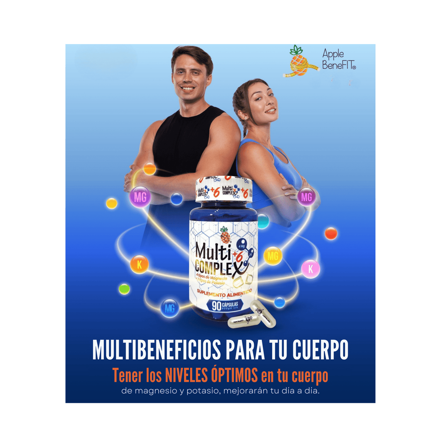 MultiComplex 6 – Magnesium & Potassium Advanced Formula | Apple BeneFit® - DendasStore