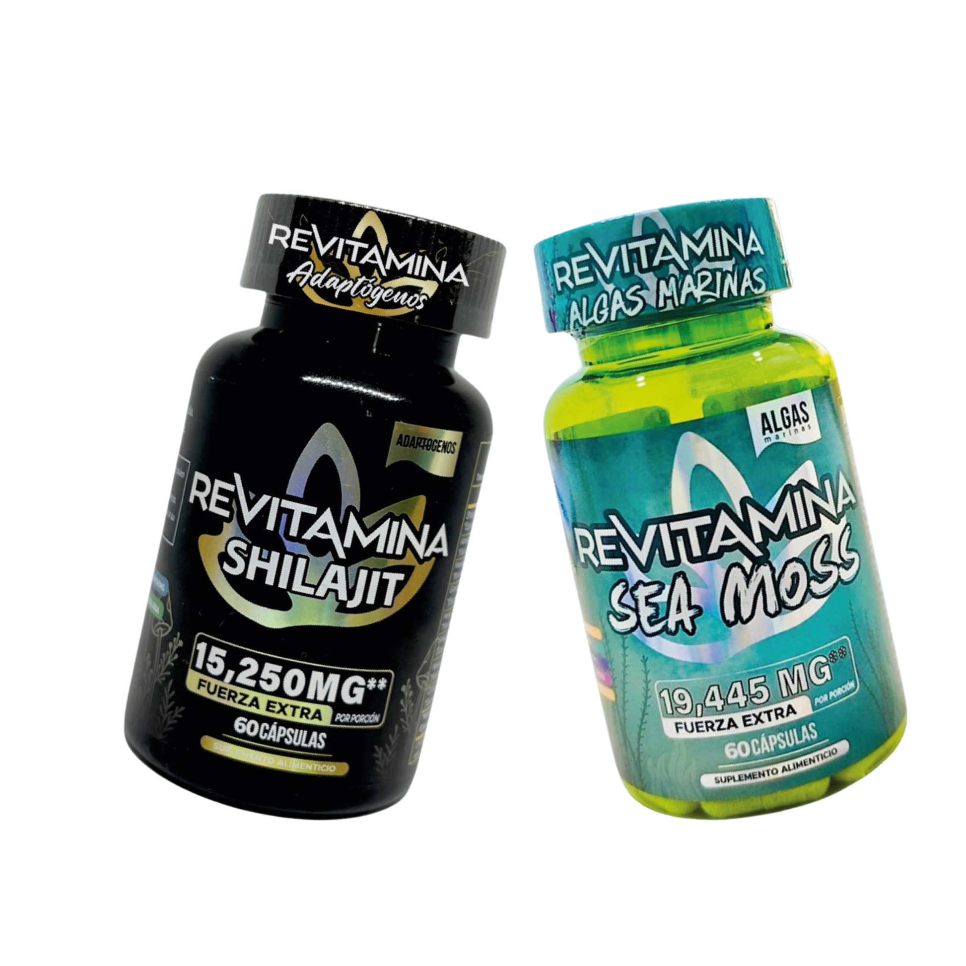 Revitamina Duo: Sea Moss & Shilajit – Adaptogenic Mineral Power Kit | Apple BeneFit® - DendasStore