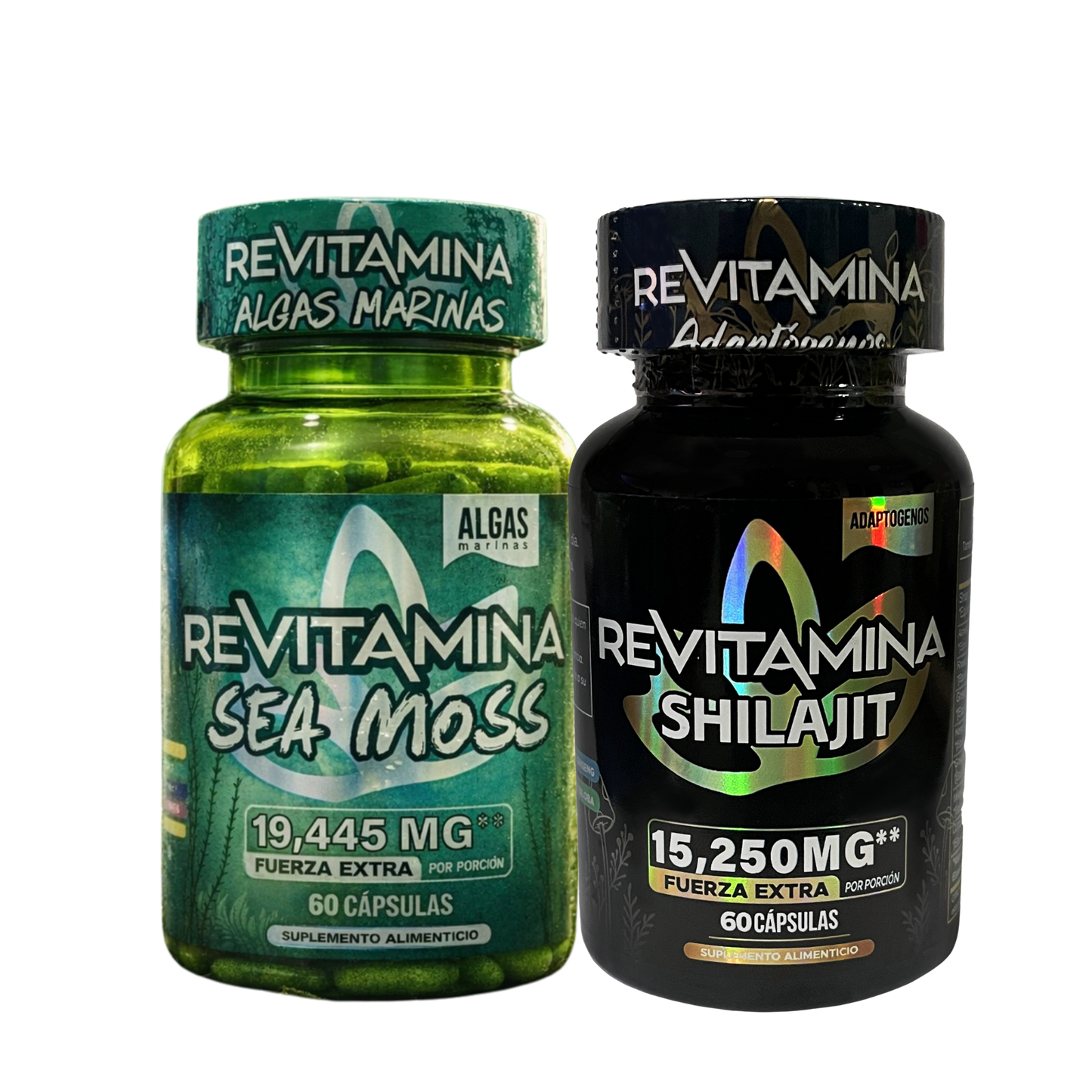 Revitamina Duo: Sea Moss & Shilajit – Adaptogenic Mineral Power Kit | Apple BeneFit® - DendasStore