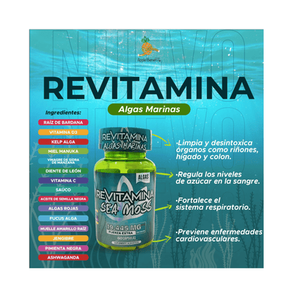 Revitamina Sea Moss – Ultra Powerful Mineral Supplement | Apple BeneFit® - DendasStore