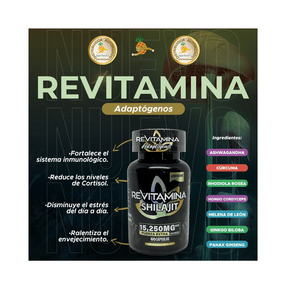 Revitamina Shilajit Adaptogenic Complex | Apple BeneFit® - DendasStore