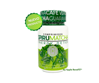 SPIRUMATCHA Detox Energy Tablets – 60 Count | Apple BeneFIT® - DendasStore