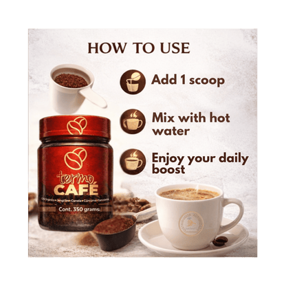 TERMO COFFEE – Gourmet Thermogenic Coffee with Ganoderma for Energy & Daily Wellness - DendasStore