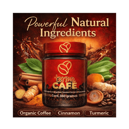 TERMO COFFEE – Gourmet Thermogenic Coffee with Ganoderma for Energy & Daily Wellness - DendasStore